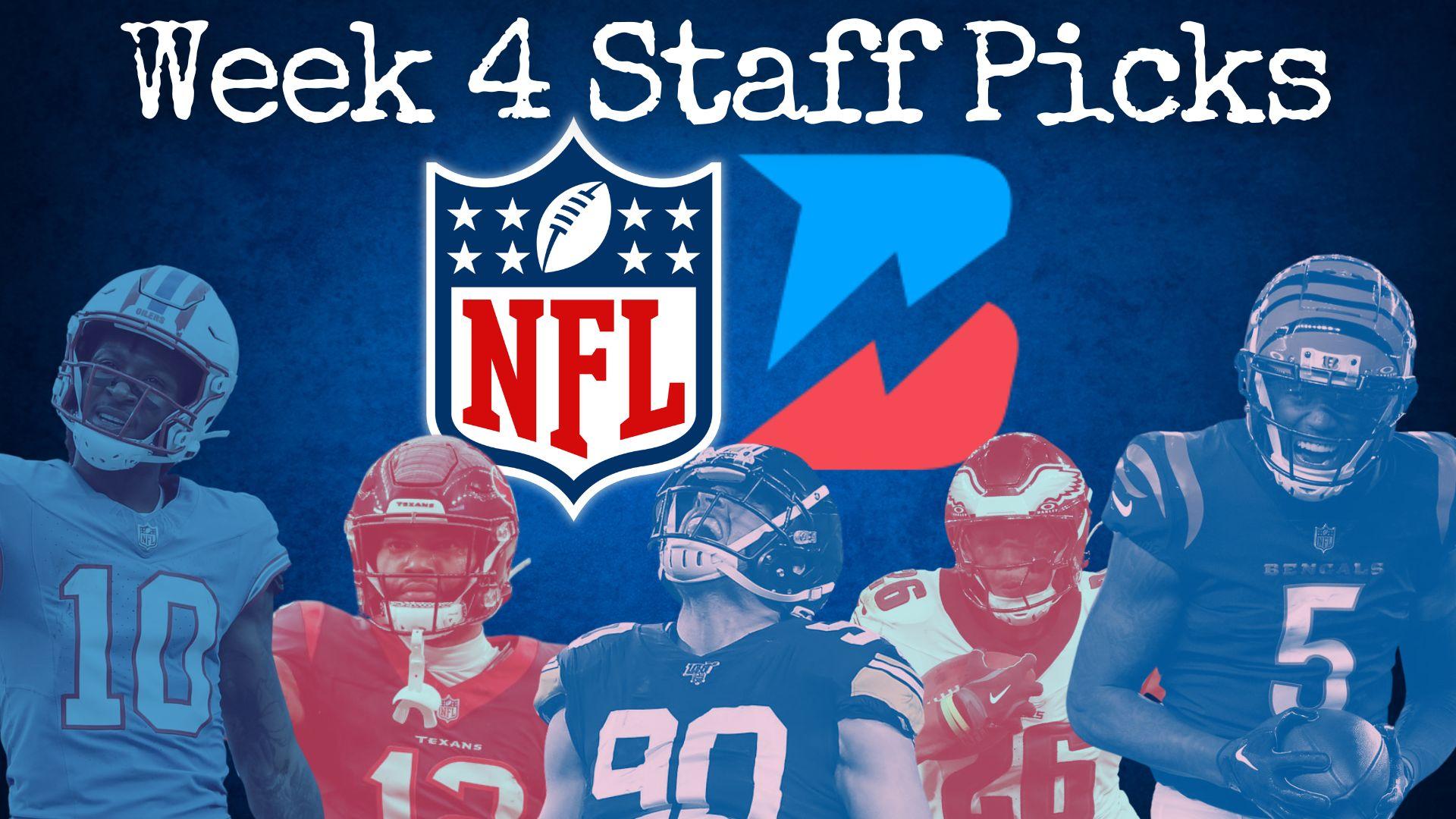 Week 4 NFL Staff Picks
