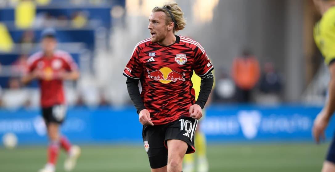 Emil Forsberg leads the Red Bulls with five assists while appearing in all 14 matches this season - MLS Picks
