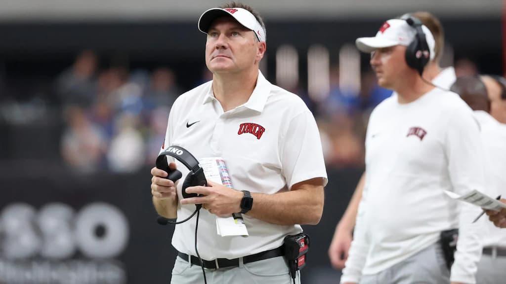 Dan Mullen led the Rebels to 10 wins in his first season as Head Coach - Boise State UNLV Picks