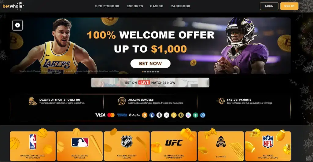 BetWhale Sportsbook FI Dec 2025