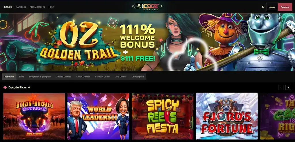 Decode Casino FI Dec 2025