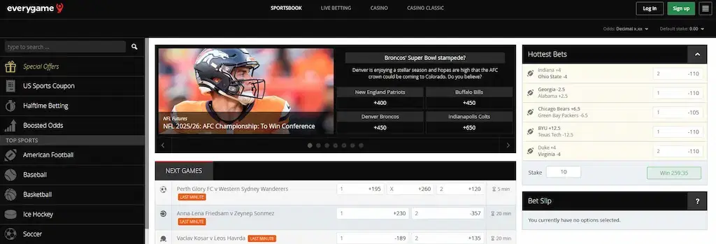 EveryGame Sportsbook FI Dec 2025