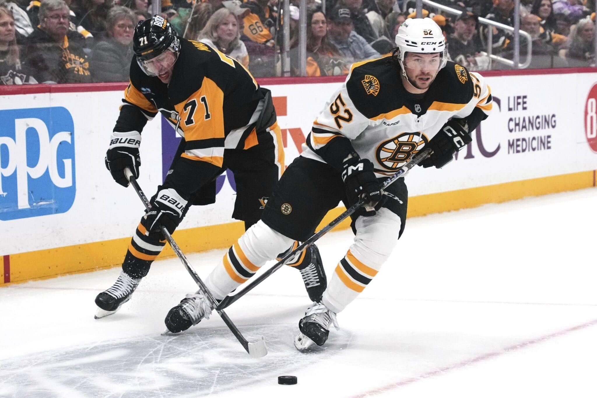 Evgeni Malkin and Sean Kuraly