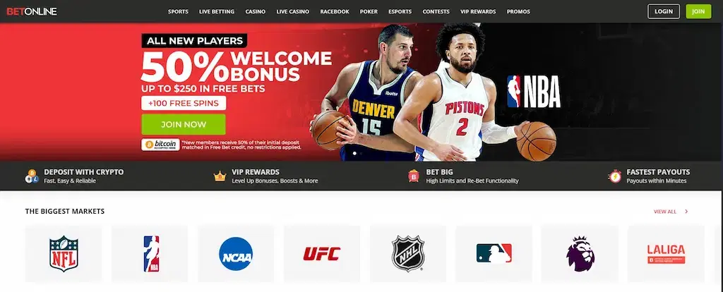 BetOnline Sportsbook FI Jan 2026