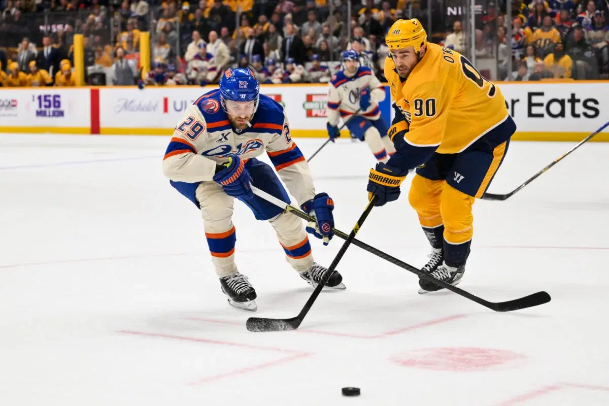 Leon Draisaitl and Ryan O'Reilly