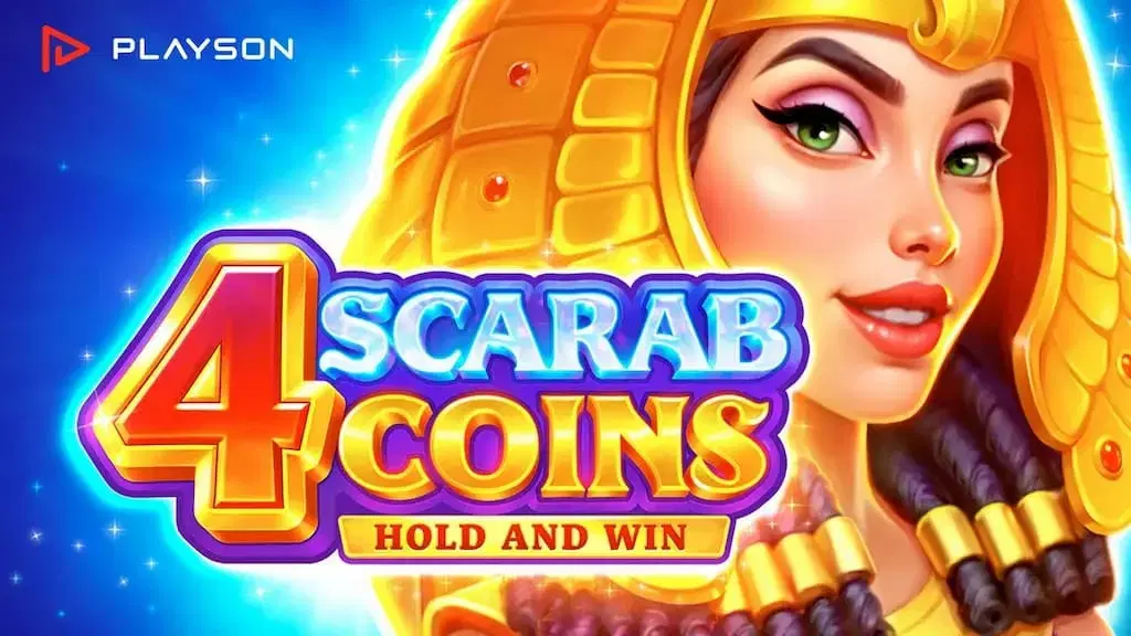 Playson’s 4 Scarab Coins: Hold and Win Now Live at Bitz.io
