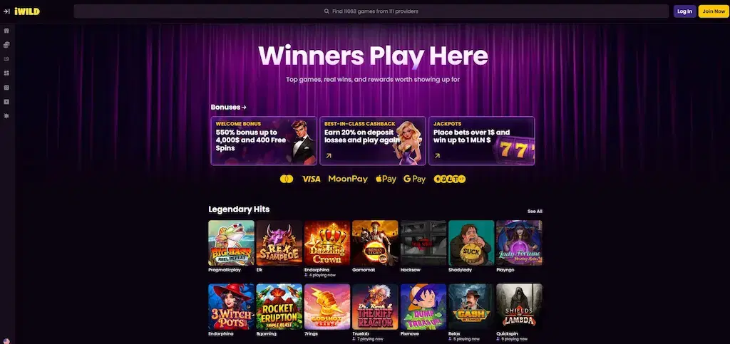 iWild Casino Expert Review and Bonuses for 2026