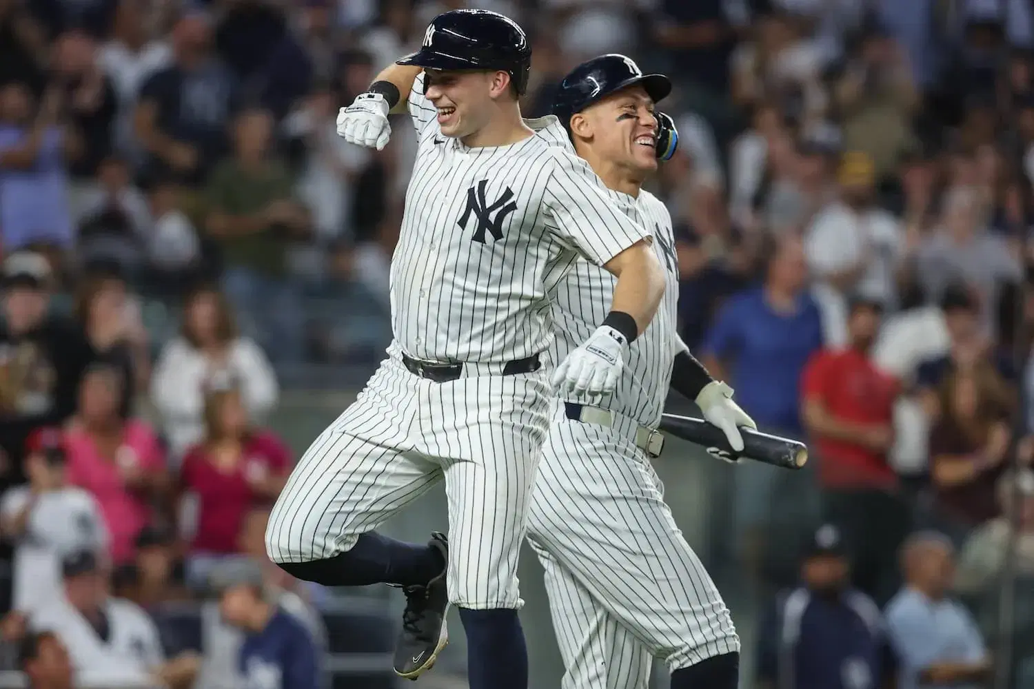Ben Rice and Aaron Judge