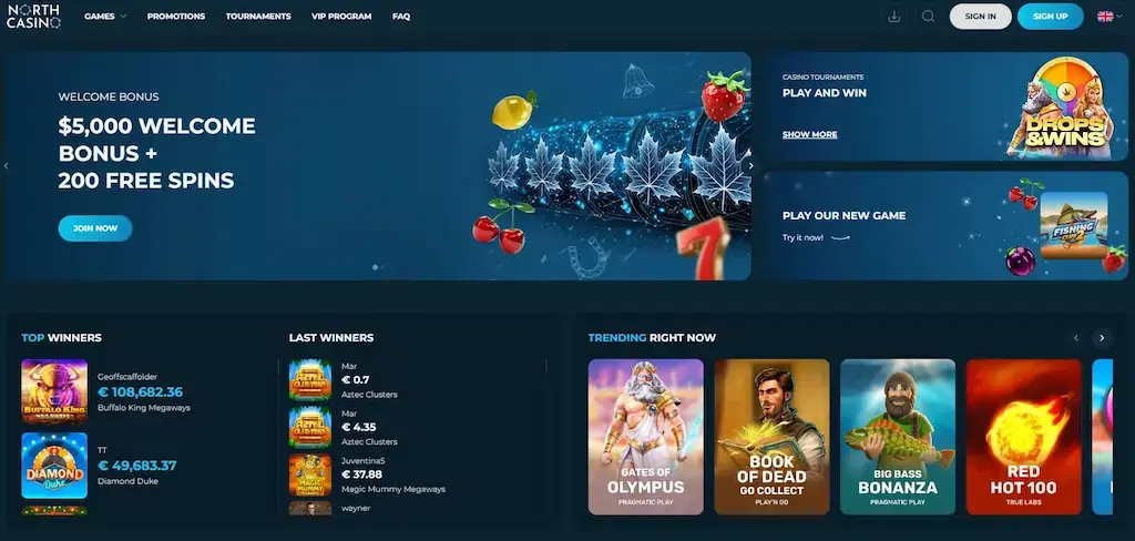 North Casino FI May 2026