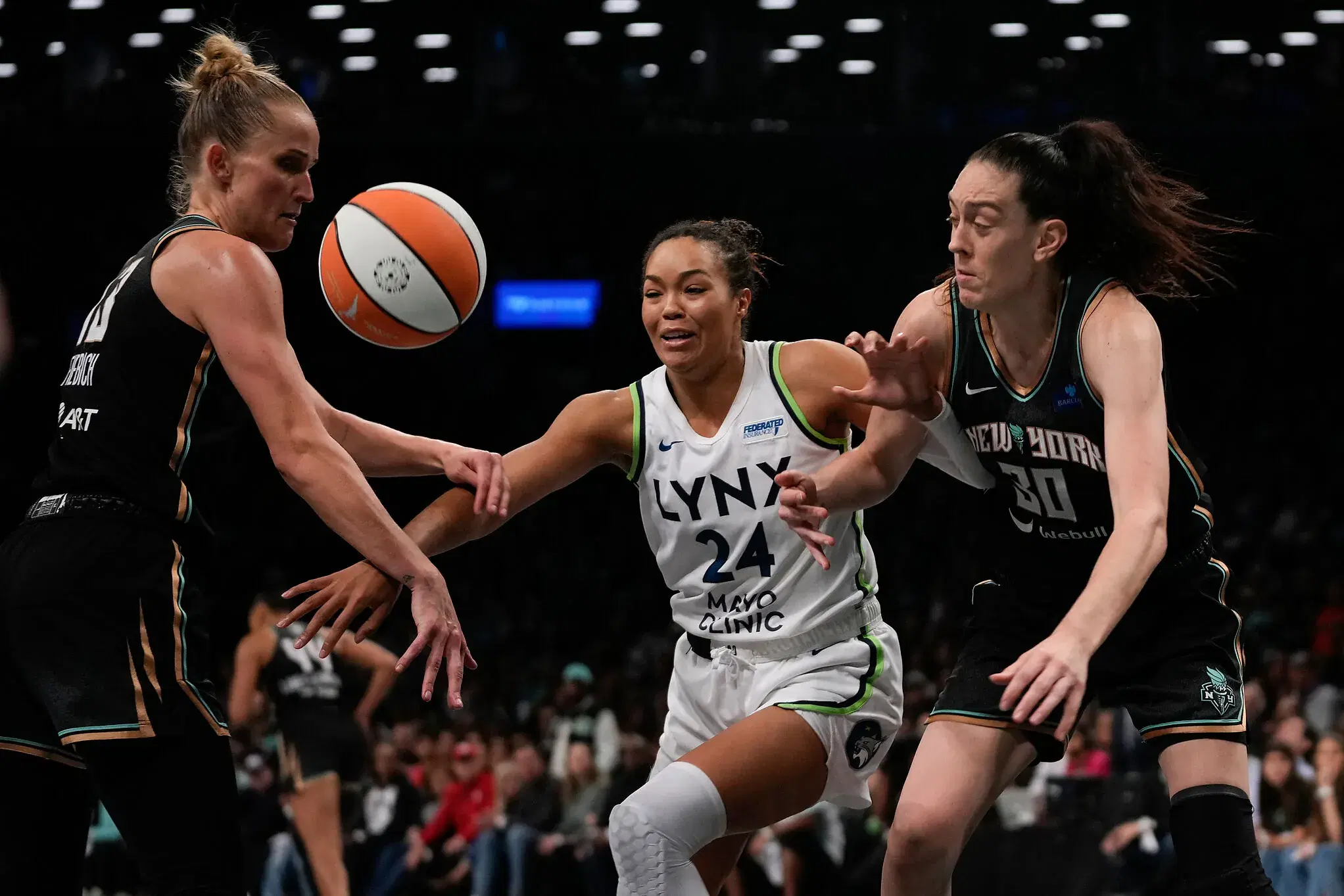 Napheesa Collier and Breanna Stewart