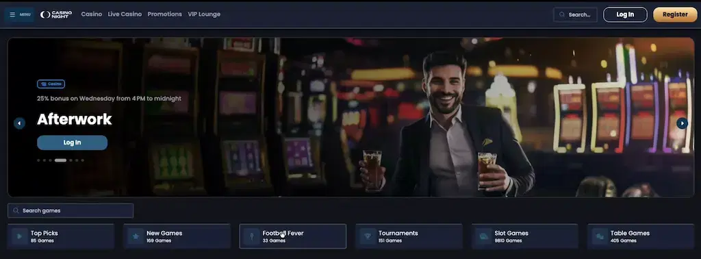 CasinoNight Expert Review & Bonus Codes