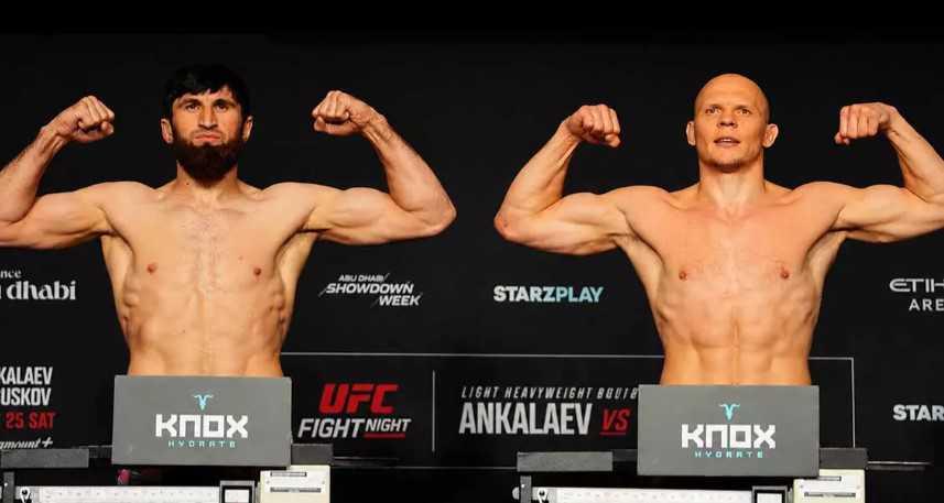 UFC Abu Dhabi Ankalaev vs. Guskov Main Card Odds, Predictions, Picks & Analysis