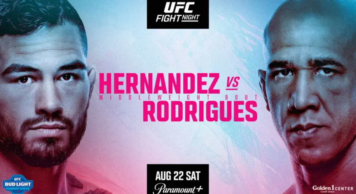 UFC Sacramento Anthony Hernandez vs Gregory Rodrigues Main Card Preview, Odds, Watch Info & FAQ