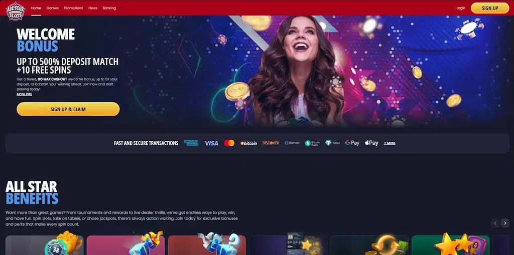 All Star Slots Casino Expert Review