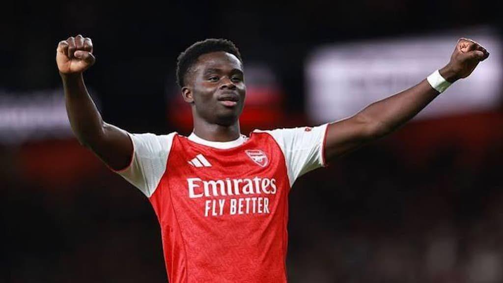 English Premier League Betting Guide cover (Arsenal's Bukayo Saka)