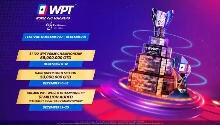 2026 WPT World Championship Expands to 85+ Events