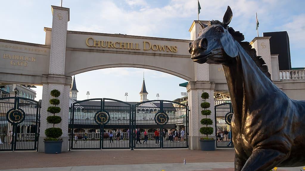 Road to the Kentucky Derby Betting Guide cover (Churchill Downs, the site of the Kentucky Derby)