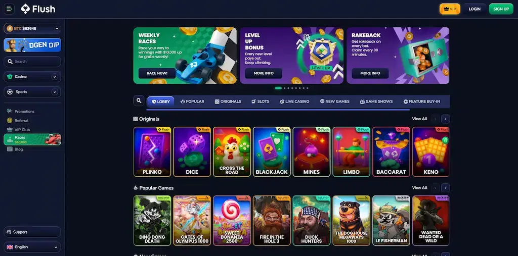 flush casino featured image oct 2026