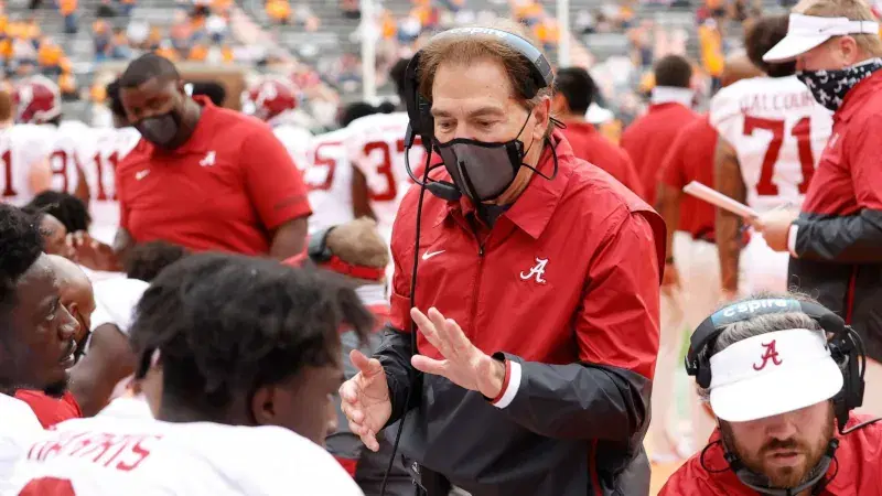 Alabama Head Coach Out for Iron Bowl