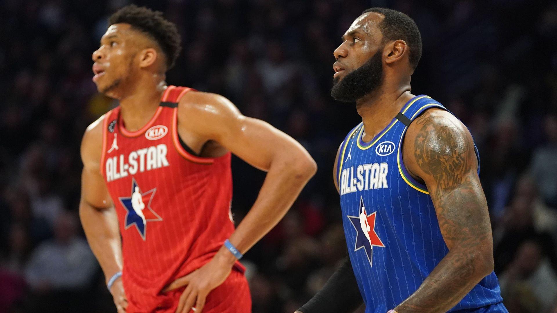 Team LeBron Holds Edge Over Team Durant in NBA All-Star Game