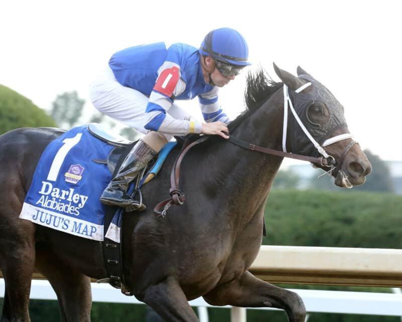 Monmouth Park Oaks (Grade 3): JuJu’s Map Returns Sunday