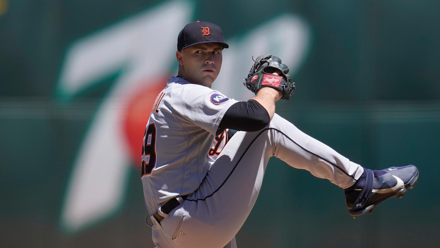 Tarik Skubal pitches in Williamsport tonight