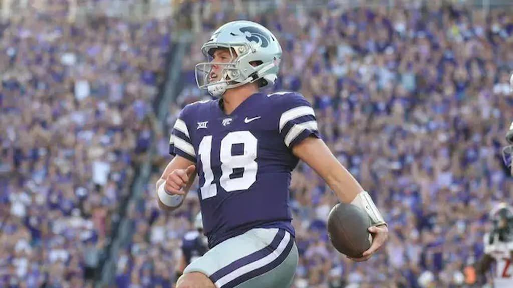 Will Howard Troy Kansas State odds prediction picks cover
