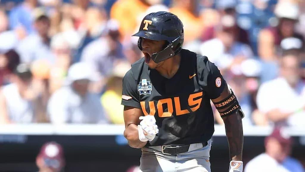 Texas A&M vs Tennessee 2024 College World Series Finals Game 3 Prediction & Picks 6/24/2024 cover Dylan Dreiling