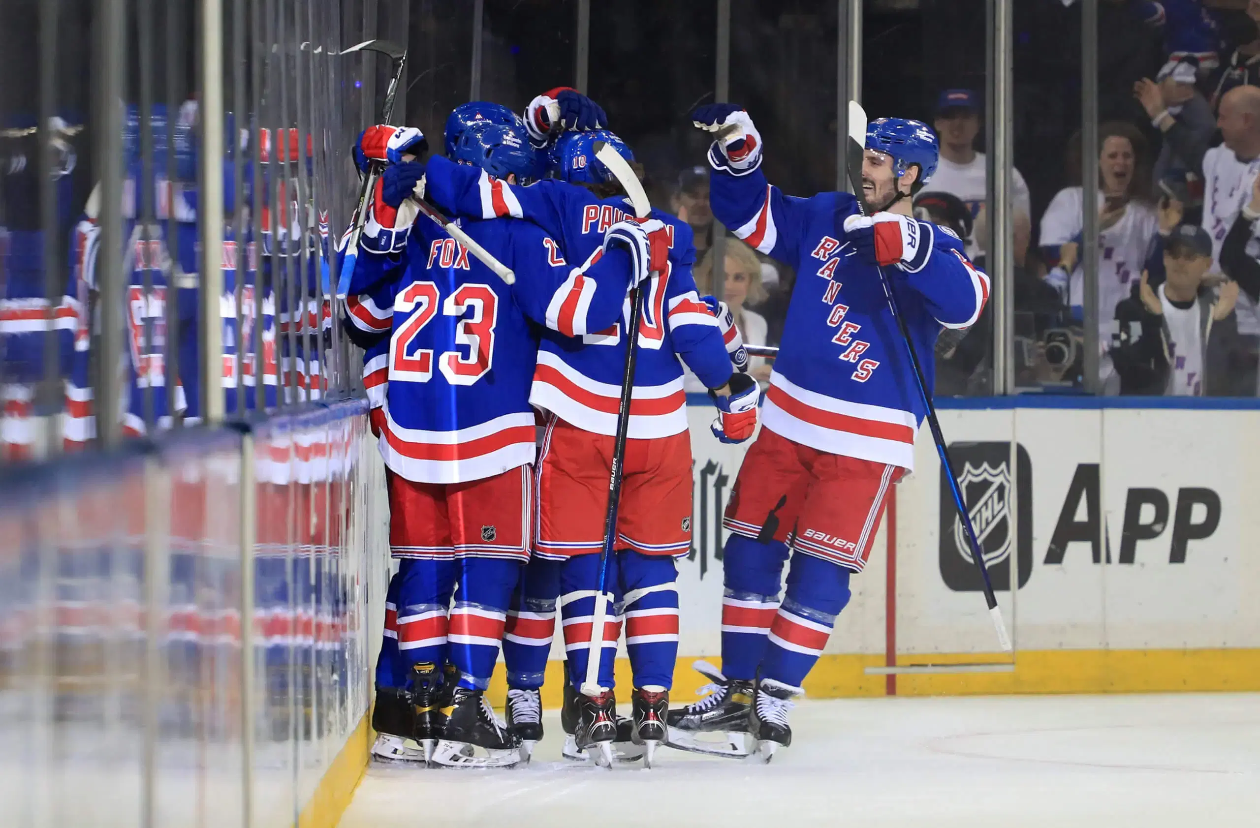 New York Rangers players.