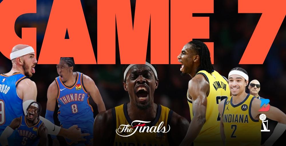 Thunder and Pacers players. 2025 NBA Finals Game 7 Odds & Prediction: The Greatest Two Words in Sports!