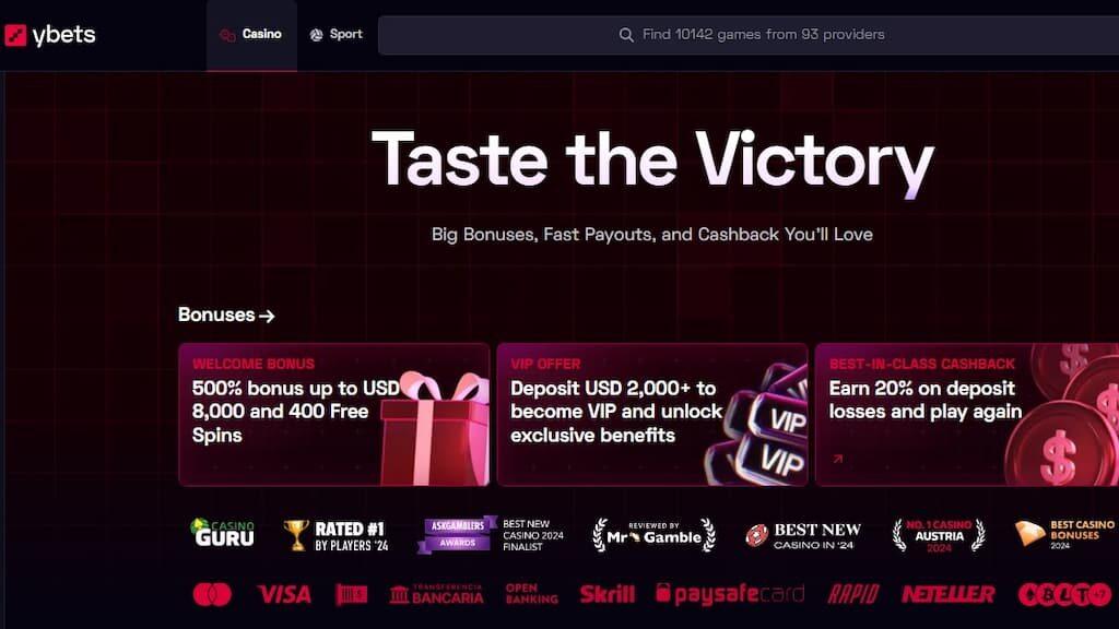 Ybets Casino Expert Review and Bonuses