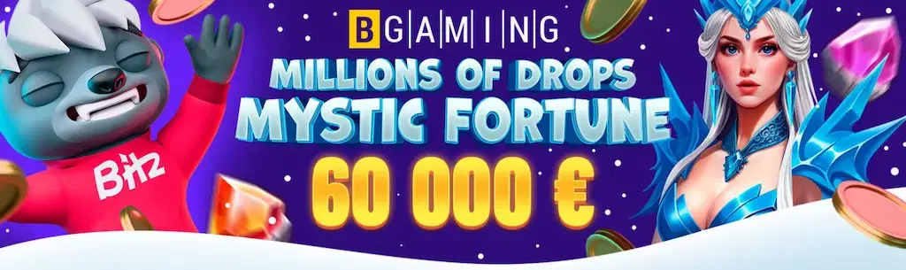 BGaming Millions of Drops: Mystic Fortune Live at Bitz.io