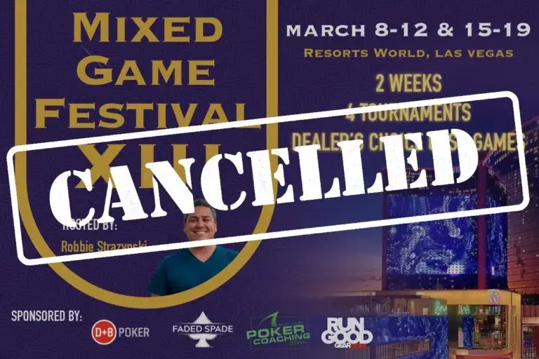 Live Poker Events Canceled Due to Middle East Conflict