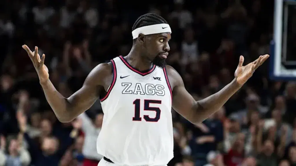 Gonzaga basketball star Graham Ike - #11 Texas vs. #3 Gonzaga Prediction & Expert Picks (2026 Men's March Madness West Region Second Round) cover
