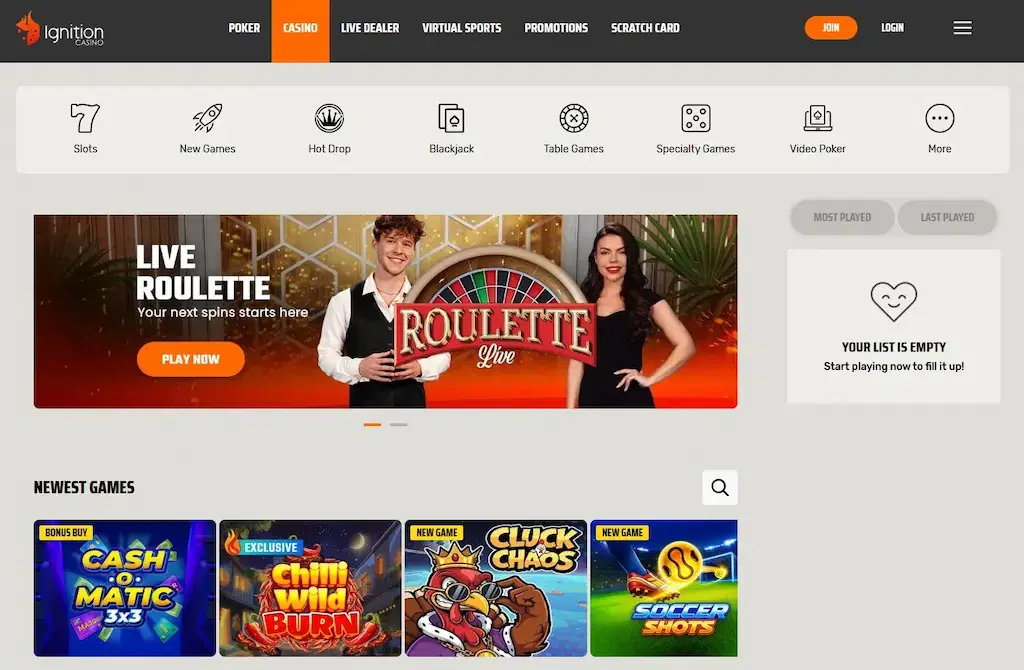 ignition casino fi july 2026