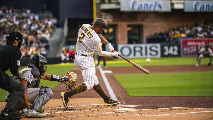Xander Bogarts leads the Padres in most offensive categories: Batting Average, RBIs, Hits, Home Runs, and OBP - Cardinals Padres Picks