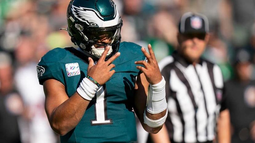 Jalen Hurts and the Eagles host the Rams on Sunday