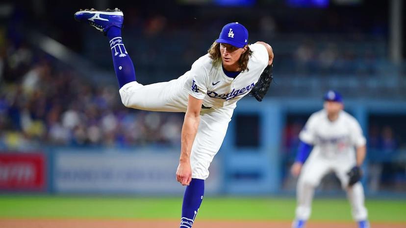 Tyler Glasnow has a sub 1.00 WHIP for the Dodgers