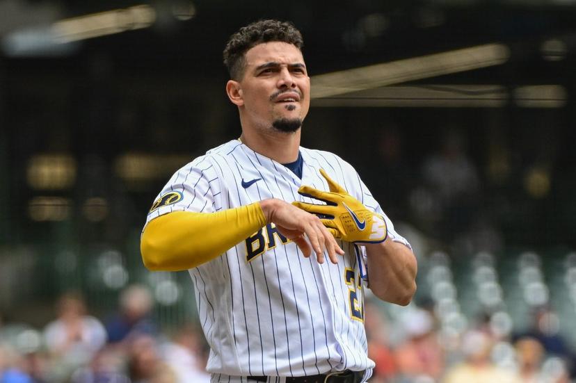 Willy Adames leads the Brewers with 21 Home Runs and 80 RBIs