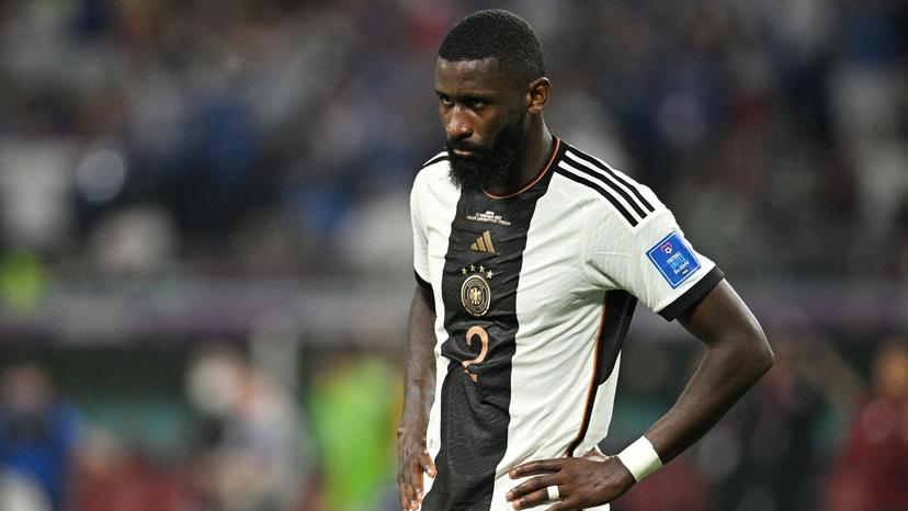 Antonio Rudiger has taken over the German back line