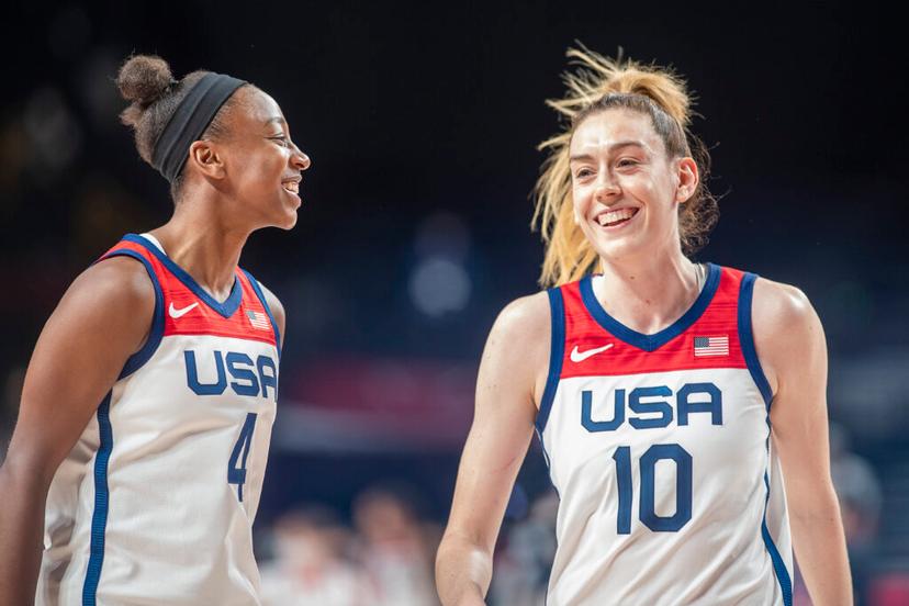 Jewell Loyd and Breanna Stewart.