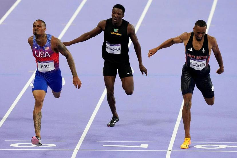 Quincy Hall won the Men's 400m Gold Medal