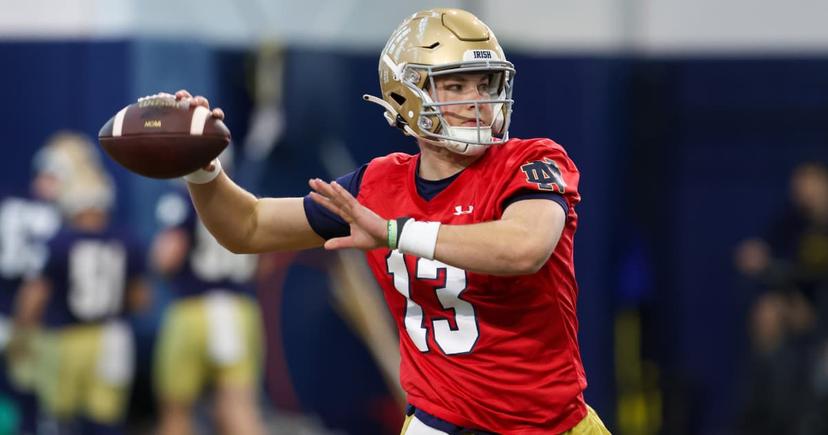 Riley Leonard hosts Louisville at home