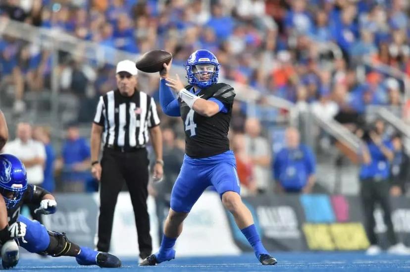Maddux Madsen and the Broncos won their third straight Mountain West Championship - Boise State Washington Picks
