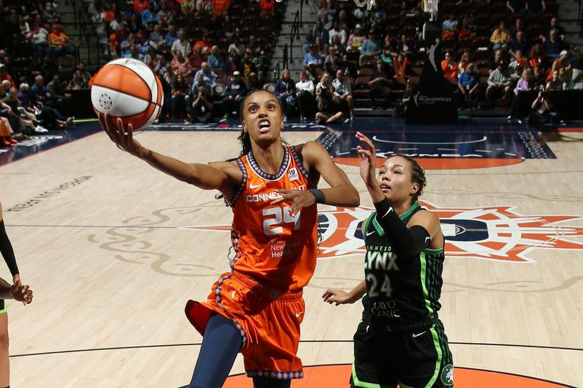 DeWanna Bonner and Napheesa Collier