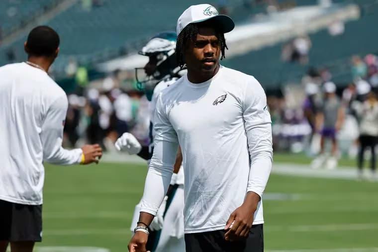Jahan Dotson is the WR3 for Philly but will step up tonight