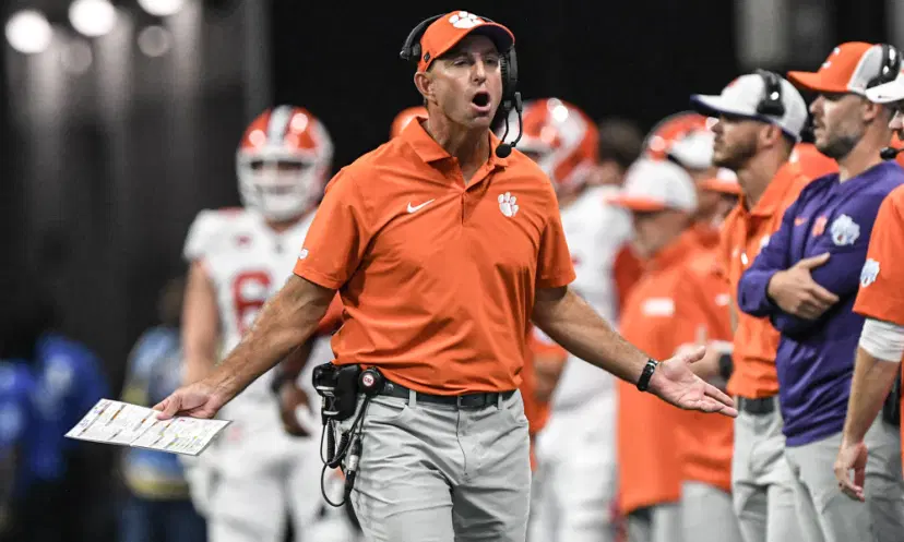 Dabo Swinney thinks this year's Clemson team could compete for the National Championship - ACC Football Preview Picks Predictions