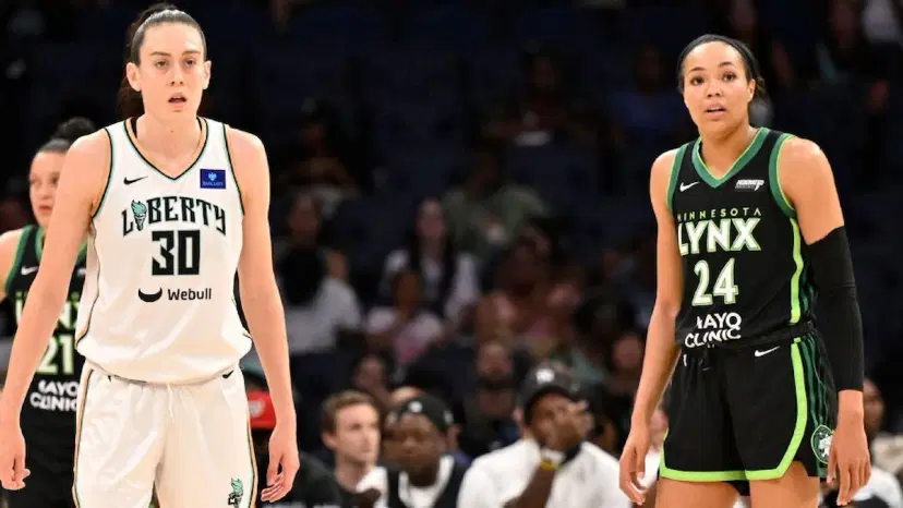 Breanna Stewart and Napheesa Collier