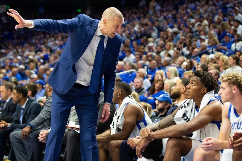 Mark Pope leads the Wildcats in his second year as their head coach - SEC Basketball Preview Picks Predictions