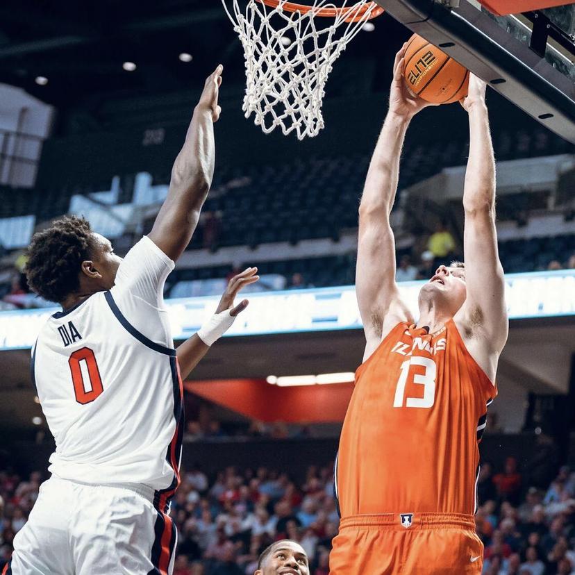 Tomislav Ivisic teams up with his brother to lead the Illini front court - Big Ten Basketball Preview Picks Predictions